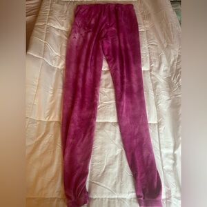 Wild Fox Vibrant Pink Tie-Dye Leggings